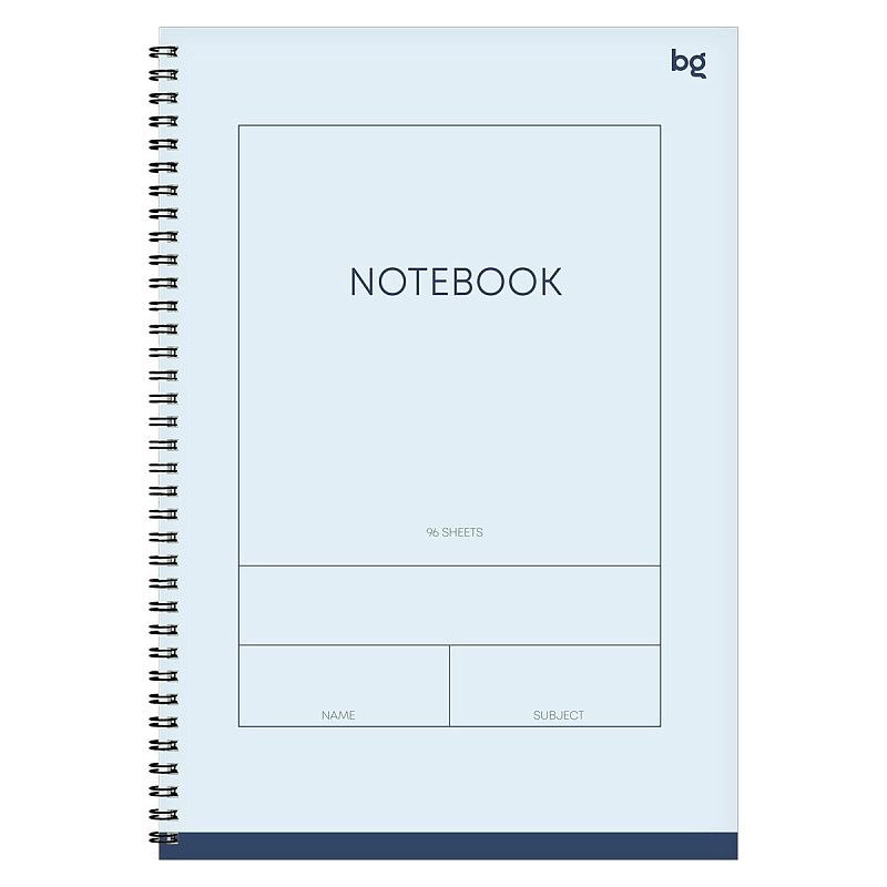 Тетрадь 96л., А4, клетка, на гребне BG "Mono style"