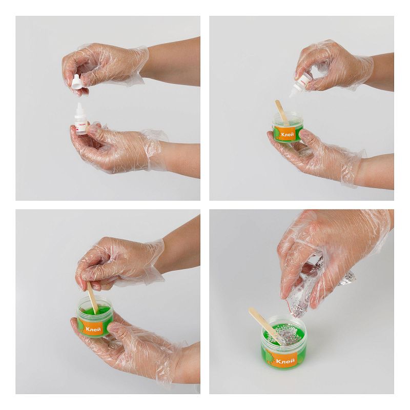 УЦЕНКА-Набор для создания слаймов 3в1 ТРИ СОВЫ Slime party "Котмическая галактика", свет. в темноте, с орбизами,с блестками,аромат кола (осн 362544)