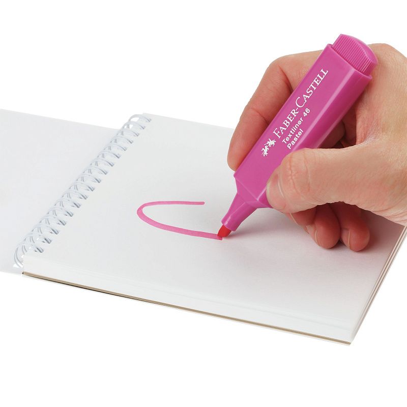 Набор текстовыделителей Faber-Castell "46 Superfluorescent+Pastel" 2 флуоресцентных цв. + 2 пастельных цв., 1-5м 