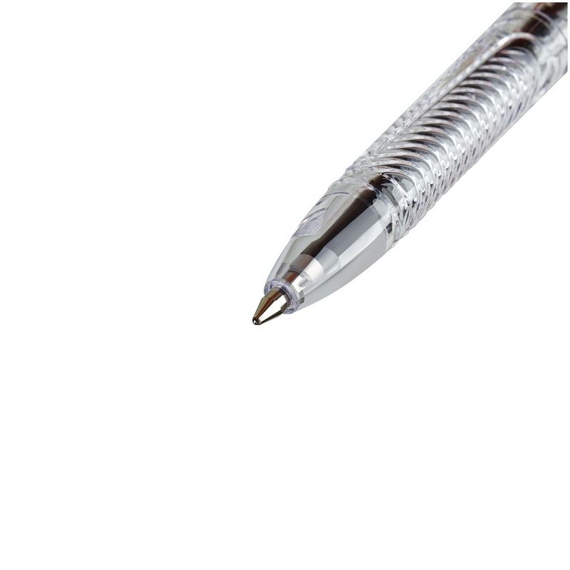 Ручка шариковая СТАММ "Орбита 100" черная, 0,7мм 