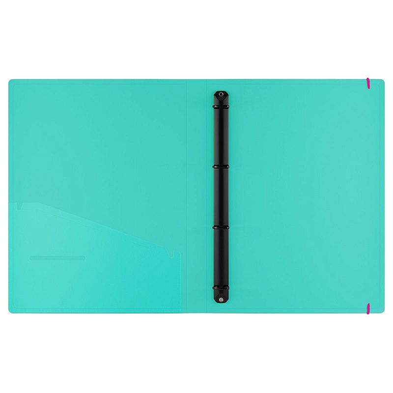 Папка на 4 кольцах Berlingo "Raze" А4, 24мм, 600мкм, D-кольца, с внутр. карманом, фиолетовая, софт-тач 