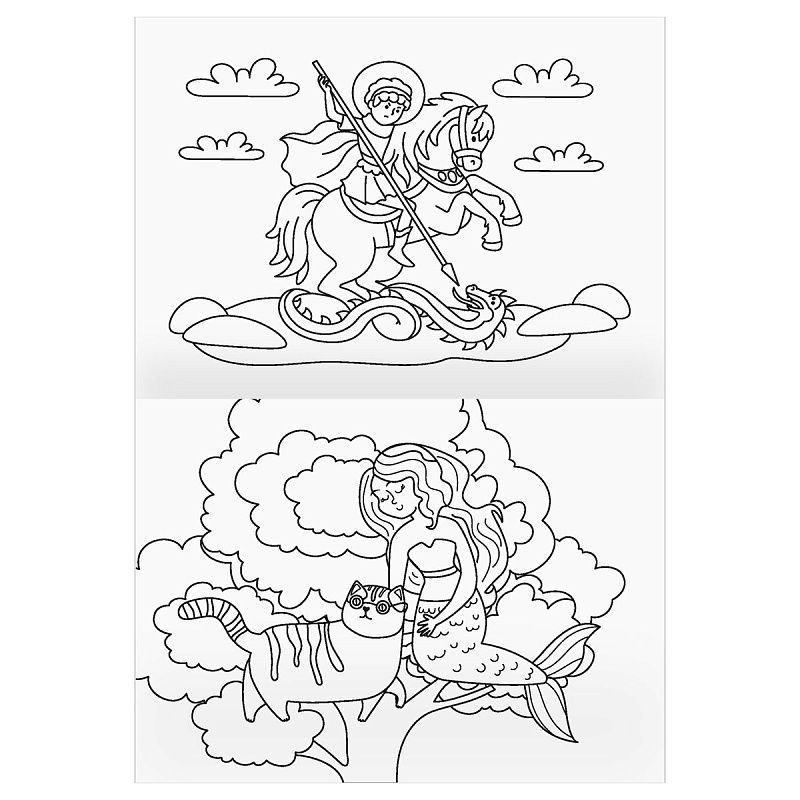 Раскраска А5 ТРИ СОВЫ "Моя Родина-Россия", 16стр.