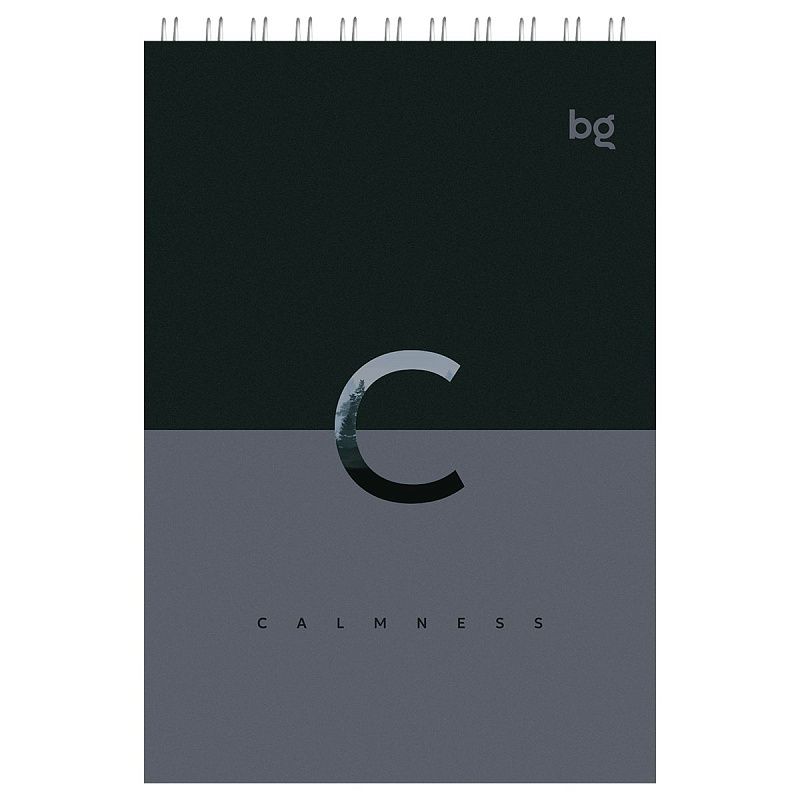 Блокнот А6 40л. на гребне BG "Прикосновение тумана"