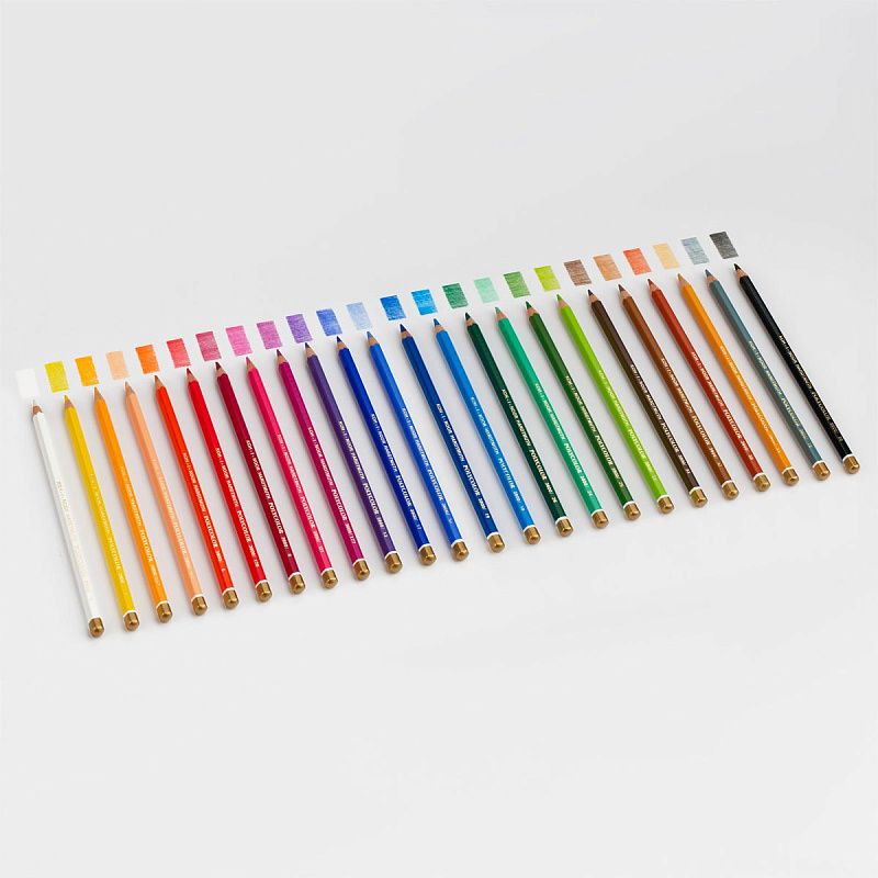 Карандаши цветные художественные Koh-I-Noor "Polycolor", 24цв., заточен., метал. пенал