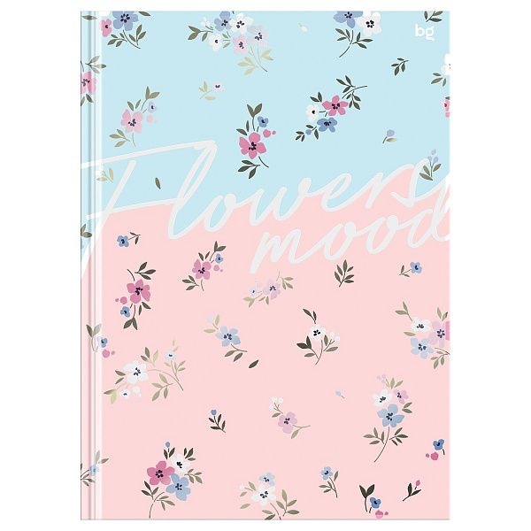 Бизнес-блокнот А4, 80л., BG "Цветы. Паттерн", матовая ламинация, выб. лак