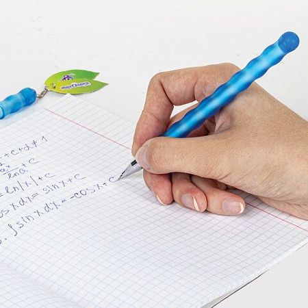 Ручки стираемые гелевые ЮНЛАНДИЯ "Горошек", НАБОР 2 штуки, СИНИЕ, + 4 сменных стержня, линия письма 0,35 мм, 143671 