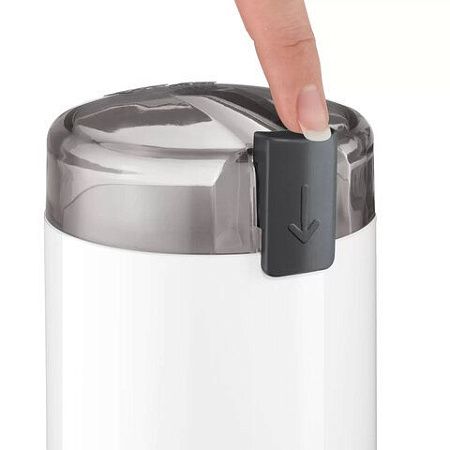 Кофемолка BOSCH MKM6000, мощность 180 Вт, вместимость 75 г, пластик, белая