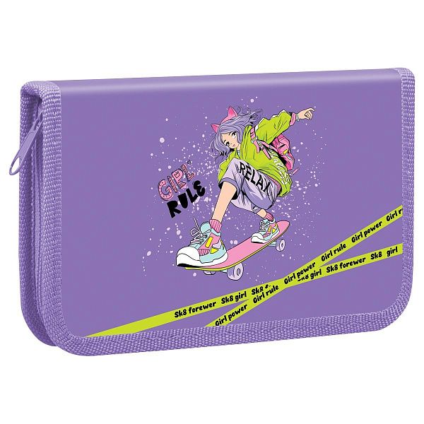 Пенал 1 отделение, 190*110 ArtSpace "City Girl", ткань