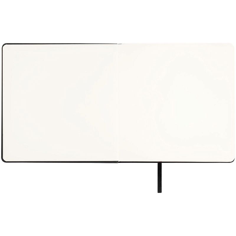 Скетчбук 80л., 200*200 Гамма "Студия", черный, твердая обложка, на резинке, слоновая кость, 140г/м2