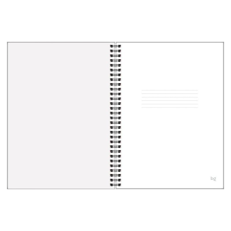 Тетрадь 160л., А4 клетка на гребне BG "Волна вдохновения", глянцевая ламинация, тиснение фольгой, твердая обложка