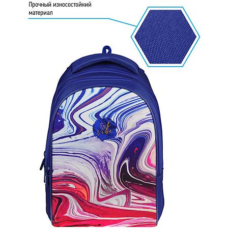 Рюкзак Berlingo inStyle "Liquid Wave" 41*27*20см, 3 отделения, 1 карман, эргономичная спинка 