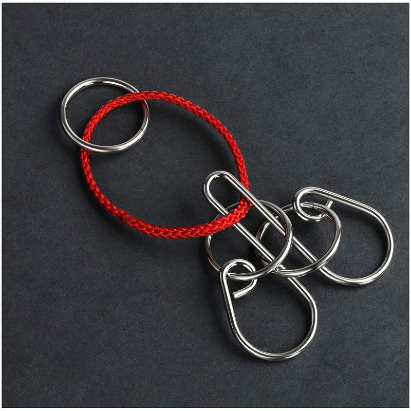 Головоломка металлическая средняя ТРИ СОВЫ, ассорти, 3 уровень сложности 