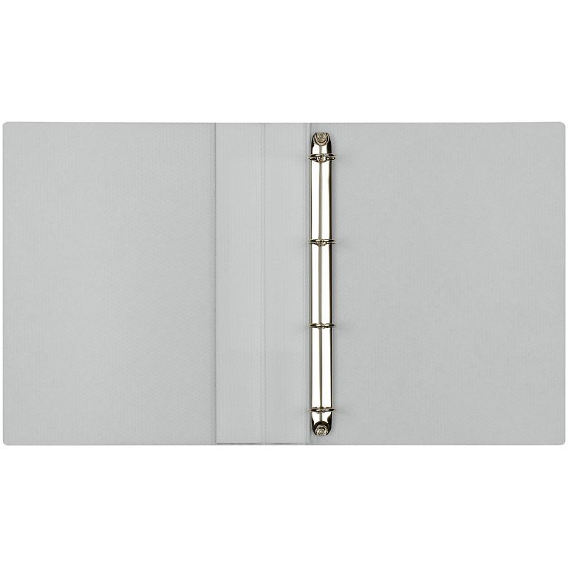 Папка на 4 кольцах СТАММ "Кристалл" А4, 25мм, 700мкм, пластик, бесцветная 