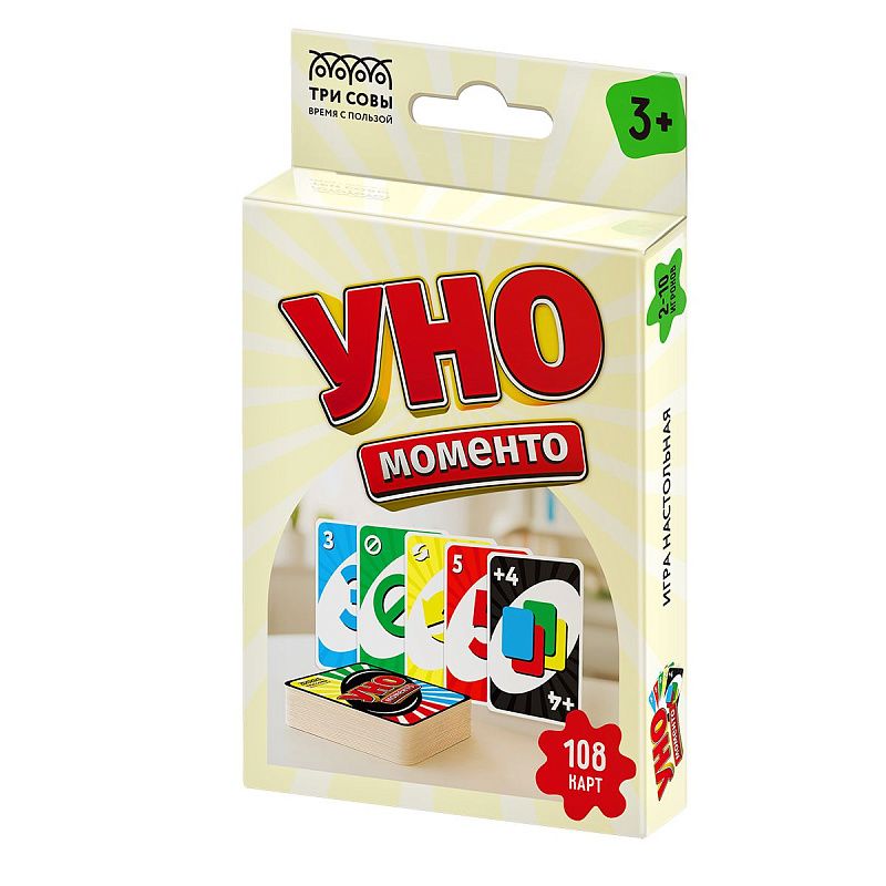 Игра настольная ТРИ СОВЫ "Уно Моменто" 