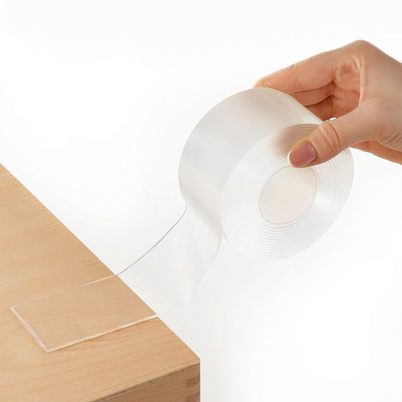 Клей-лента двусторонняя многоразовая OfficeSpace, 50мм*2мм*3м