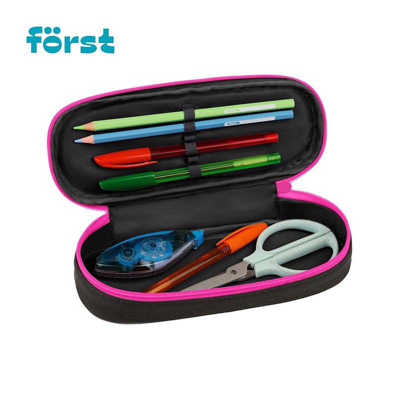 Пенал корпусный 1 отделение, 220*90*45 Först "Lovely", полиэстер 