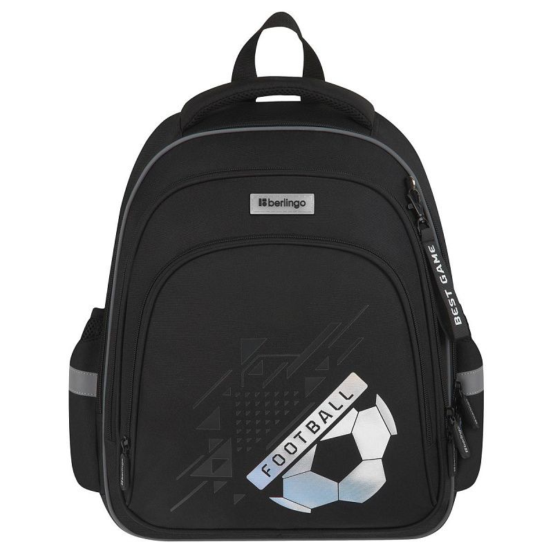 Рюкзак Berlingo OrthoFit "Best Game" 37*29*13,5см, 3 отделения, 2 кармана, эргономичная спинка