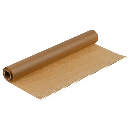 Бумага (пергамент) для выпечки OfficeClean, бежевая, 38см*25м, 41г/м2, в рулоне, в пленке, силиконизированная