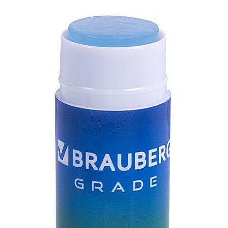 Клей-карандаш в градиентном корпусе BRAUBERG GRADE, 21 г, PVP-основа, ассорти, 271247
