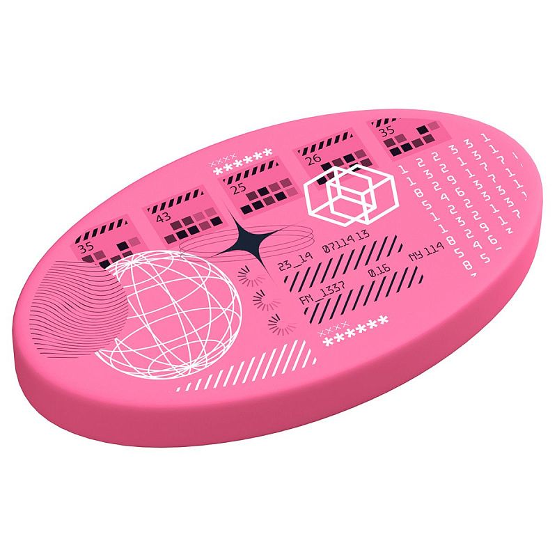 Ластик Berlingo "Future Tech", овальный, термопластичная резина, 50*28*7мм, ассорти 