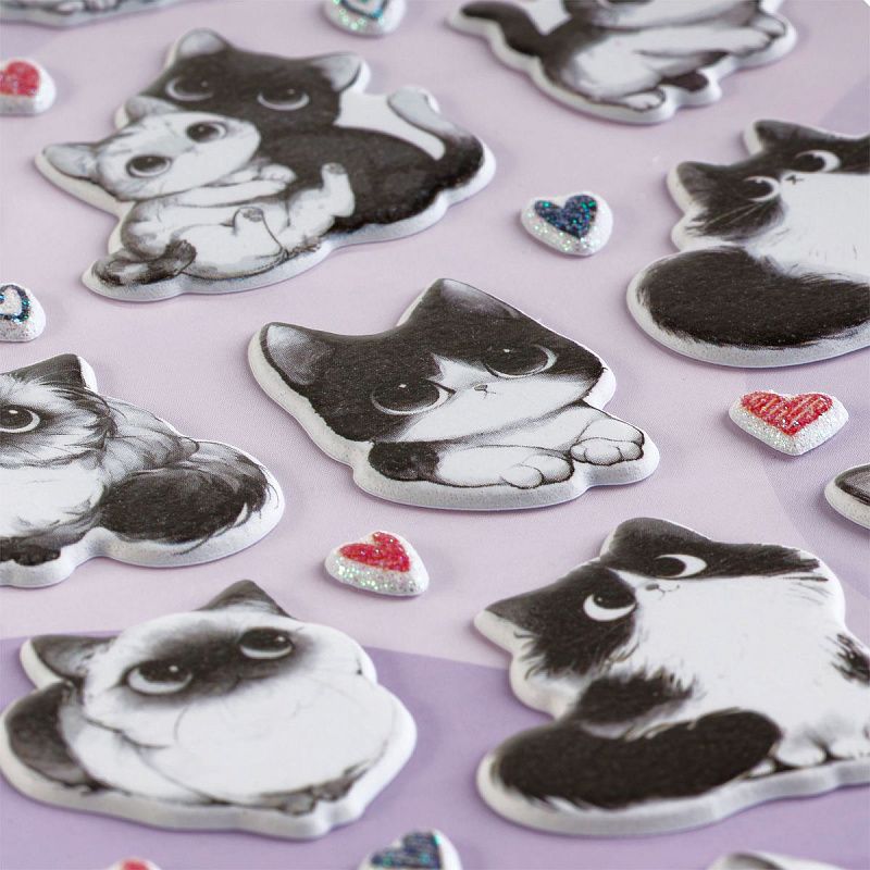 Наклейки объемные MESHU "Furrr", 10*23см, инд. уп., европодвес