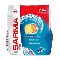 Порошок для машинной стирки Sarma "Актив. Горная свежесть", 2,4кг 