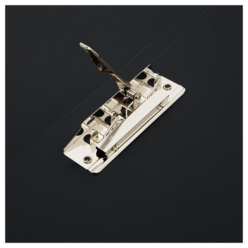 Папка с боковым зажимом OfficeSpace "Вита" А4, 17мм, 500мкм, пластик, черная 