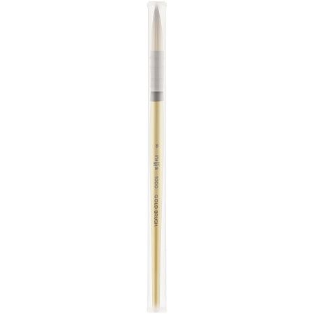 Кисть художественная синтетика Гамма "GOLD BRUSH", круглая №8, французское крепление, короткая ручка