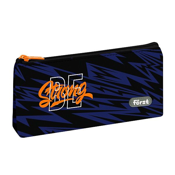 Пенал мягкий 1 отделение, 225*120*35 Först "Be strong", текстиль