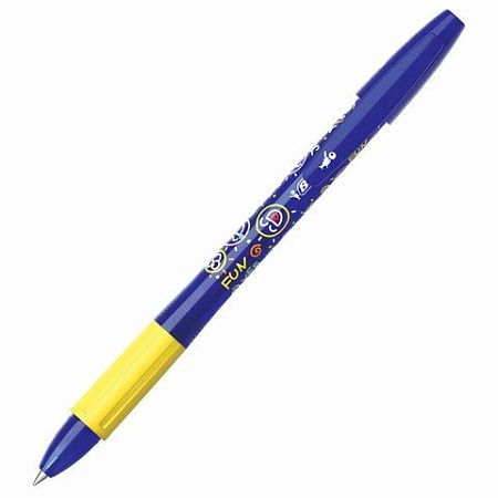 Ручка стираемая гелевая с грипом BIC "Gelocity Illusion", СИНЯЯ, корпус синий, линия 0,3 мм, 516518 