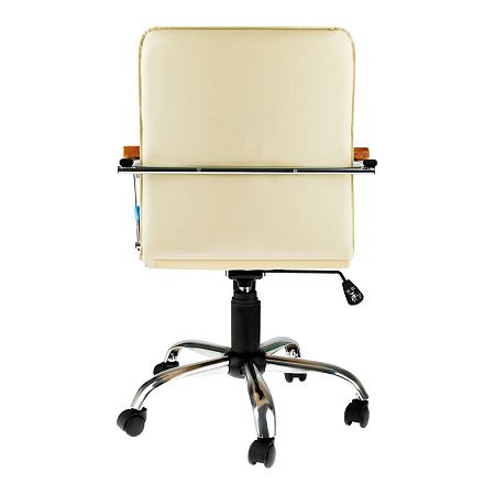 УЦЕНКА - Кресло оператора Helmi HL-M23 "Самба G/Samba G", CH, экокожа, бежевый, бук, механизм качания BOX1