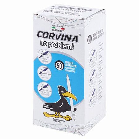 Ручка стираемая капиллярная CORVINA (Италия) "No Problem", СИНЯЯ, линия письма 0,5 мм, 41425 