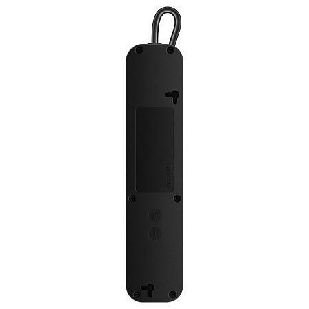 Удлинитель Defender G430, 4 розетки, с заземлением, выключатель, 3м, черный