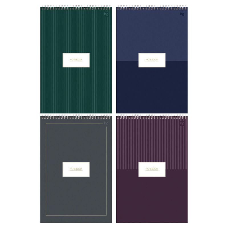 Блокнот А4 80л. на гребне BG "Minimal", твердая подложка