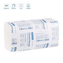 Полотенца бумажные лист. OfficeClean Professional(V-сл) (H3), 1-слойные, 250л/пач., 23*23см, белые
