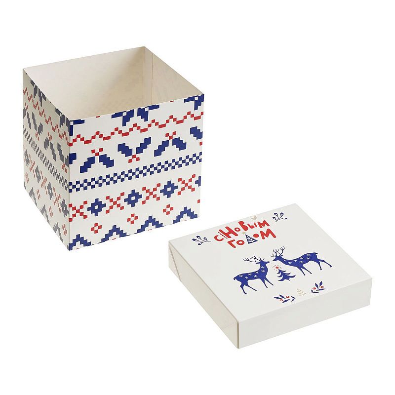Коробка складная подарочная MESHU "Nordic", (15*15*15см)