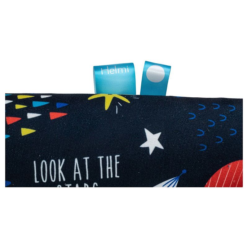 Кресло детское Helmi HL-K95 R (W695) "Airy", спинка сетка/сиденье ткань с рисунком шаттл мультиколор, пиастра, пластик белый