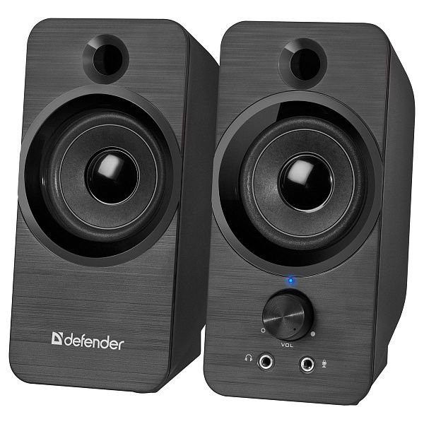 Колонки Defender SPK-190, 2*4W, питание от USB, черный