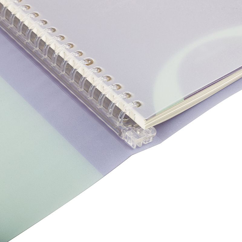 Тетрадь на кольцах 80л., А5, клетка Greenwich Line "Letter symbol", с пластиковой обложкой