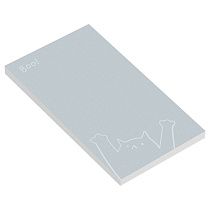 Блок для записей MESHU "Kat", 10*17см, 50л., на склейке