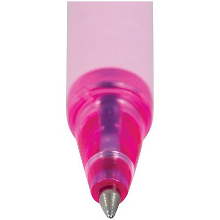 Ручка шариковая Uni "Jetstream SX-101-07FL" синяя, 0,7мм, грип, розовый корпус 