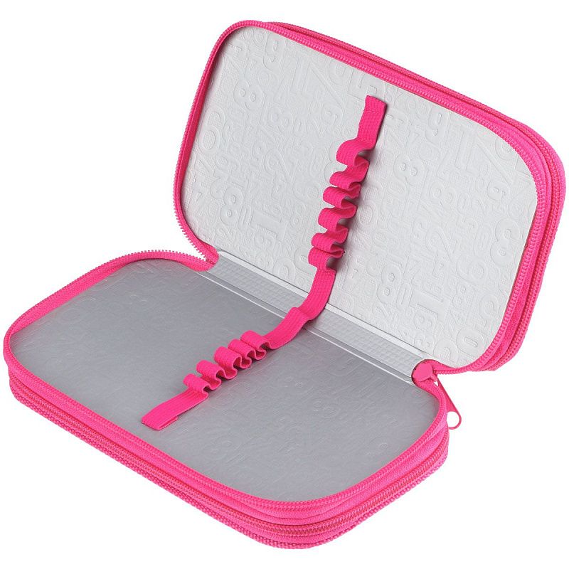 Пенал 3 отделения, 190*110 ArtSpace "GirlsDay", ламинированный картон, софт-тач 