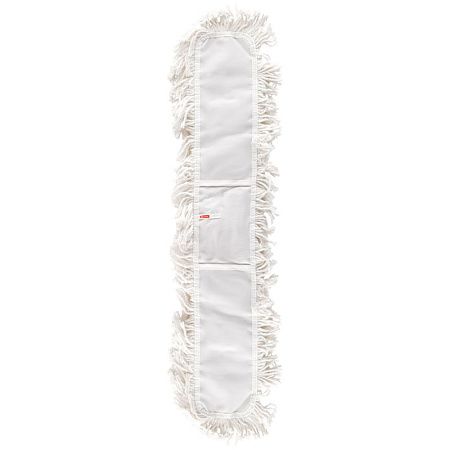 Насадка для склад. швабры-рамки OfficeClean Professional с кар-ми, 80*12см, хлопок (ворс 3-5,5см), белая