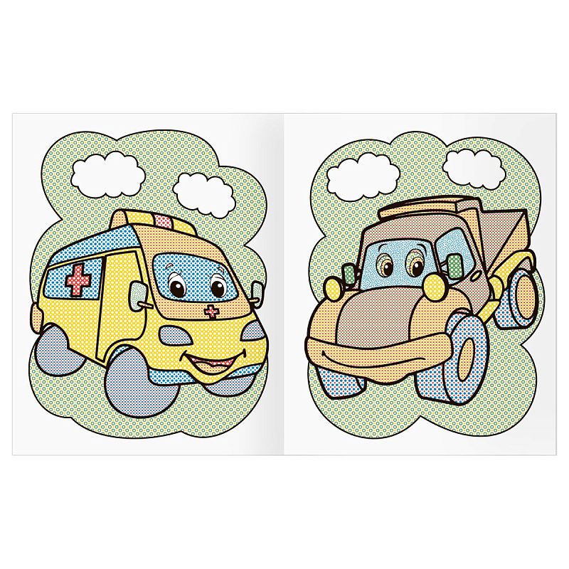 Раскраска водная 200*250 ТРИ СОВЫ "Раскрась водой. Транспорт", 8стр.