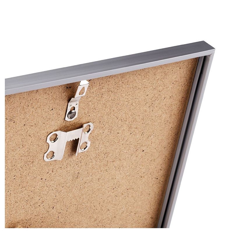 Рамка ПВХ 21*30см, OfficeSpace, небьющееся стекло, серебро