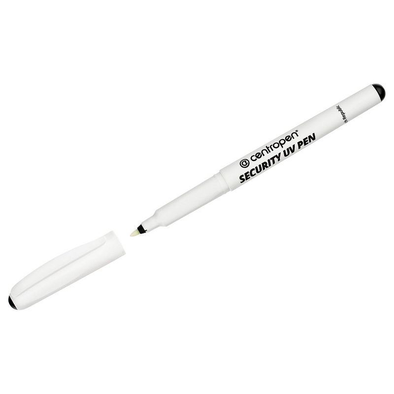 Маркер перманентный ультрафиолетовый Centropen "Security UV-Pen 2699", фонарик, блистер 
