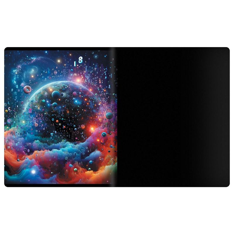 Комплект (12 шт.) предметных тетрадей 48л. BG "Информационное поле", soft-touch ламинация, выб. лак