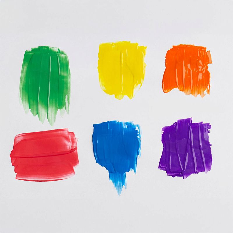 Краски пальчиковые классические Мульти-Пульти "Мои первые пальчиковые краски", 6 цветов, 210мл, для малышей, 1+, картон