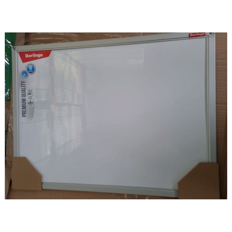 УЦЕНКА - Доска магнитно-маркерная Berlingo "Premium", 90*120см, алюминиевая рамка, полочка