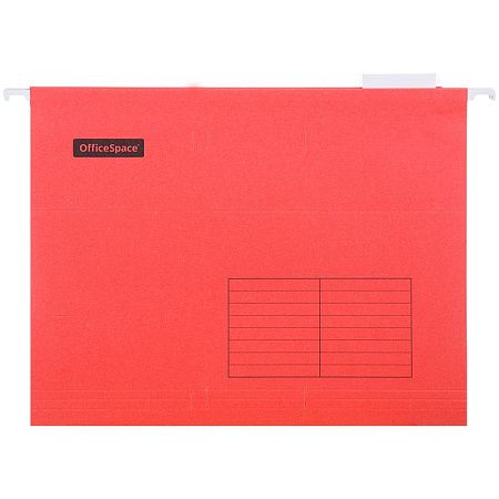 Подвесная папка OfficeSpace А4 (310*240мм), красная 